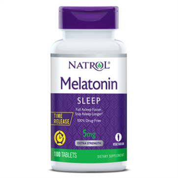 Melatonin 5mg T/R Tab-100 V3 NATROL Natrol