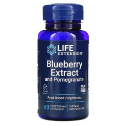 Blueberry Extract and Pomegranate 60 vegetarian capsules Life Extension Life Extension