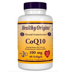 CoQ10 100mg (60 softgels) Healthy Origins (Suplemento)