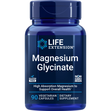 Magnesium Glycinate 90 vegetarian capsules Life Extension Life Extension