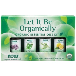 Let It Be Organically Organic Essential Oils Kit Now Organic Essential Oils