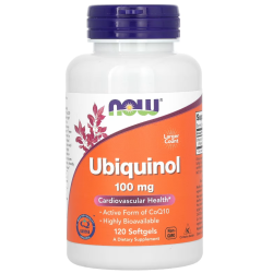 Ubiquinol, 100 mg, 120 Softgels Now foods Now
