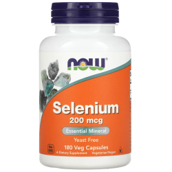 Selenium, 200 mcg, 180 Veg Capsules Now foods Now
