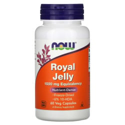 Royal Jelly, 1,500 mg, 60 Capsules Now foods Now