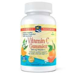 Vitamina C 250mg 120 gummies Nordic Naturals Nordic Naturals