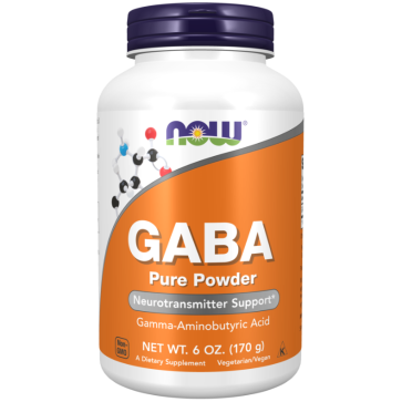 GABA, Pure Powder, 6 oz (170 g) Now foods Now