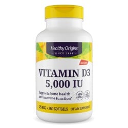 Vitamina D3 5.000 360s Healthy Origins c/ Mct Oil Healthy Origins