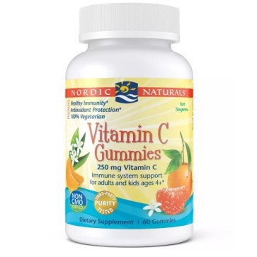 Vitamina C 250mg 60 gummies Nordic Naturals Nordic Naturals