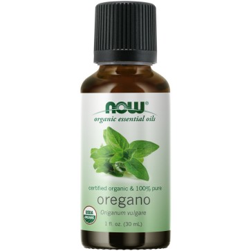 Oregano Oil, Organic - 1 fl. oz. Now Organic Essential Oils