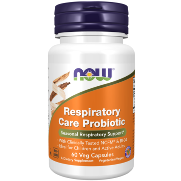Respiratory Care Probiotic, 60 Veg Capsules Now foods Now