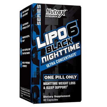 Lipo 6 Black Nighttime - Nutrex - Importado