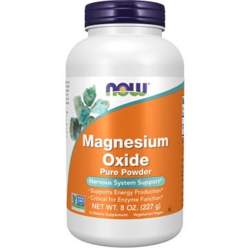 Magnesium Oxide Pure Powder, 8 oz (227 g) Now foods Now