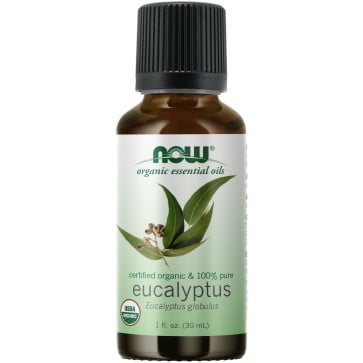 Eucalyptus Globulus Oil, Organic - 1 fl. oz. Now Organic Essential Oils