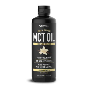 Emulsified MCT OIL Vanilla Sports Research Sports Research