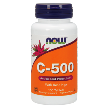 Vitamina C-500 (100 tabs) - Now Foods