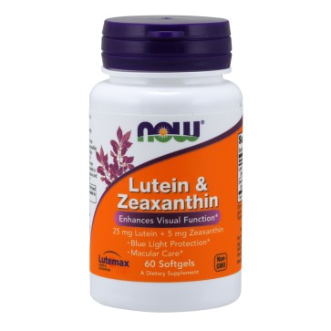 Lutein & Zeaxanthin - 60 Softgels Now Foods