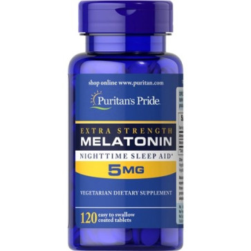 Melatonina 5mg Extra Strengh 120s PURITAN Puritan