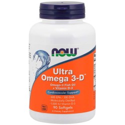 Ultra Omega 3-D (90 softgels) - Now Foods