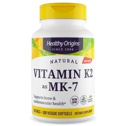 Vitamina K2 MK7 100mcg (180 softgels) - Healthy Origins