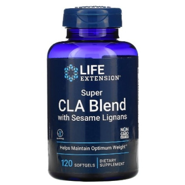 Super CLA Blend with Sesame Lignans 120 softgels LIFE Extension Life Extension
