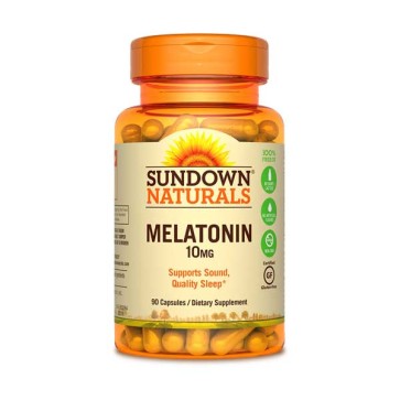 Melatonina 10mg 90Caps - Sundown Naturals