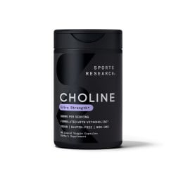 Choline 800mg (60 liquid veggie capsules) SR Sports Research