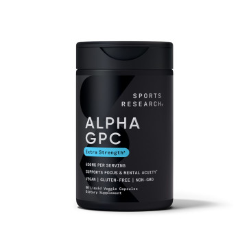 Alpha GPC 630mg (60 liquid veggie capsules) SR Sports Research