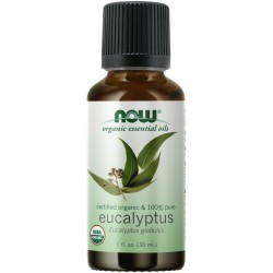 Eucalyptus Globulus Oil, Organic - 1 fl. oz. Now Organic Essential Oils