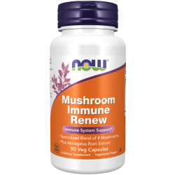 MUSHROOM IMMUNE RENEW  90vcaps Now Foods NOW