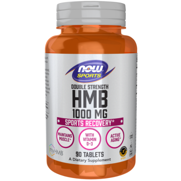 HMB, Double Strength, 1,000 mg, 90 Tablets Now foods Now