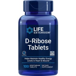 D-Ribose Tablets, 100 Vegetarian Tablets Life Extension Life Extension