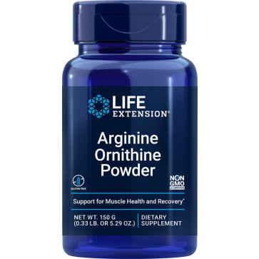 Arginine Ornithine Powder, 5.29 oz (150 g) Life Extension