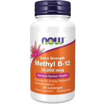 Methyl B-12, Extra Strength , 10,000 mcg, 60 Chewables/Lozenges Now foods Now