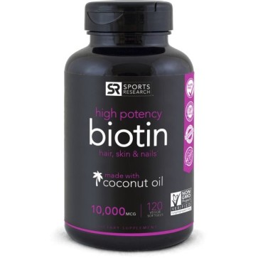 Biotin 10.000 120s Sports Research Sports Research