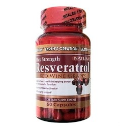 Resveratrol 500mg 60 cápsulas - Earth's Creation Earths Creation