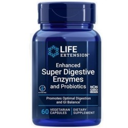Super Digestive Enzymes and Probiotics 60 vegetarian capsules Life Extension Life Extension
