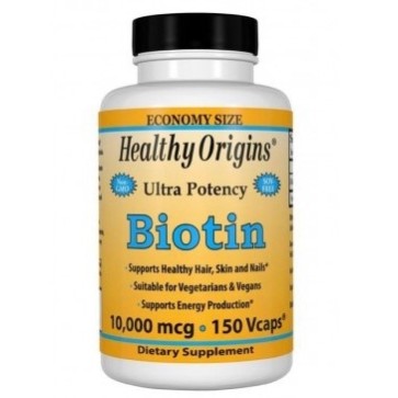 Biotin 10,000 mcg 150 vcaps Healthy Origins Healthy Origins
