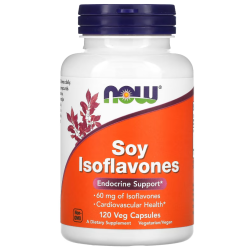 Soy Isoflavones, 120 Veg Capsules Now foods Now