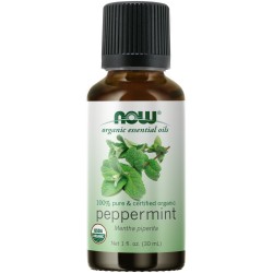 Peppermint Oil (Certified Organic) - 1 oz. Now Organic Essential Oils