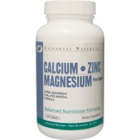 Calcium Zinc Magnesium - 100 Tabs - Universal Nutrition
