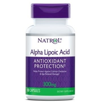 Alpha Lipoic Acid Antioxidant 300mg - Natrol - Importado