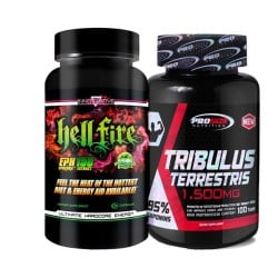 Combo: Tribulus Terrestris 1,500mg - Pro Size + Hell Fire - Innovative