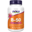 Vitamin B 50 mg 100 Veg Capsules Now foods Now