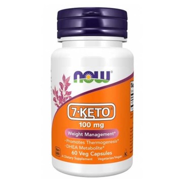 7-Keto 100mg (60 caps) - Now Foods