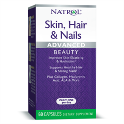 Skin Hair Nails Advanced  Beauty, Capsules, 60ct Natrol Natrol