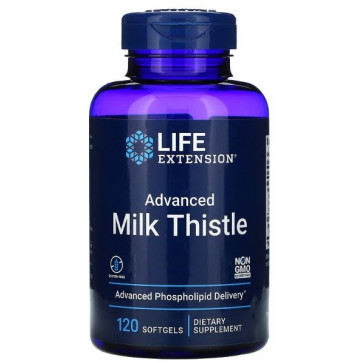 Advanced Milk Thistle 120 softgels Life Extension Life Extension