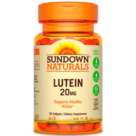Lutein 20mg (30 softgels) - Sundown Naturals