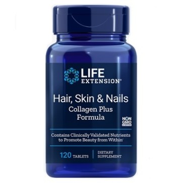 Hair Skin Nails 120 tabs LIFE Extension Life Extension
