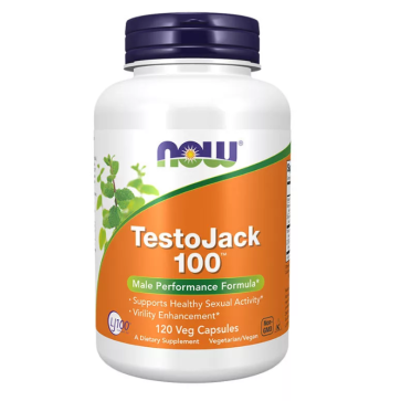 TestoJack 100, 120 Veg Capsules Now foods Now