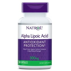 Alpha Lipoic Acid Antioxidant 300mg - Natrol - Importado